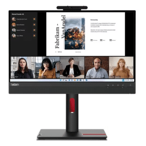 Lenovo ThinkVision TIO22Gen5 22" Class Webcam Full HD LED Monitor - 16:9 - Black - 21.5" Viewable - In-plane Switching (IPS) Technology - WLED Backlight - 1920 x 1080 - 16.7 Million Colors - 250 Nit - 4 ms - 60 Hz Refresh Rate - Speakers - Height, Pivot, Tilt, Swivel - HDMI - DisplayPort - VESA Mount Compatible - KVM Switch - Lenovo - LED Monitor - 7581 - A300-Z60791 - Z60791 - 0199271246580 - 12N8GAR1UZ