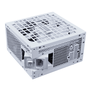 Lian Li RS1200W - Rotational Shift Fully Modular ATX Power Supply - 1200W (with Usb/fan Hub) - 80 Plus Gold Efficiency - ATX 3.1 & Pcie 5.1 Compliant - Easy Cable Management - White (RS1200G.WH) | SKU PS-RS12004 - PS - PS-RS12004 - LIAN-LI - 840353049574 - RS1200G.WH
