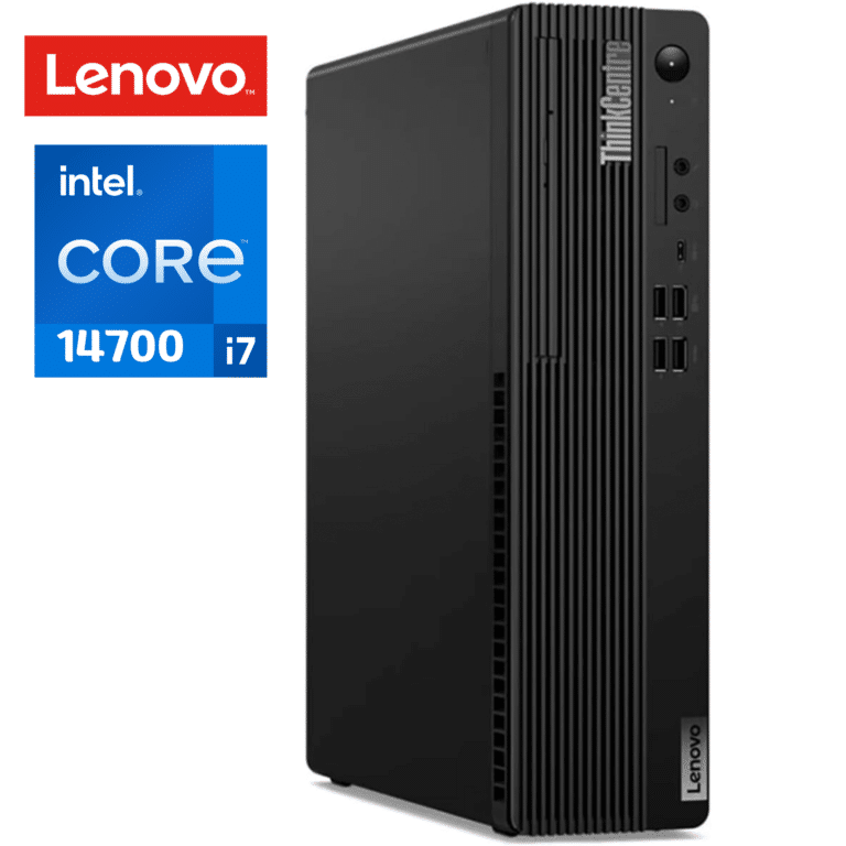 M90s Gen 5 4.20 GHz W11P64 32.0GB 1TB PCIe DVD RAMBO - ThinkCentre M90s Gen 5, Intel® Core™ i7-14700 vPro® (E-cores up to 4.20GHz, 33MB), W11P64 ENG, 32.0GB, 1x1TB SSD M.2 2280 PCIe Gen4 TLC Opal, Intel® UHD Graphics 770, Slim DVD RAMBO,Intel®AX211vPro,BT 5.1 or above, 310W, 3 Year On-site, USB, Traditional, Black-English (US), USB Calliope Mouse (Black) - Lenovo - Desktop Computer - 1174 - A300-JW3433 - JW3433 - 0198153680146 - 12V4000DUS