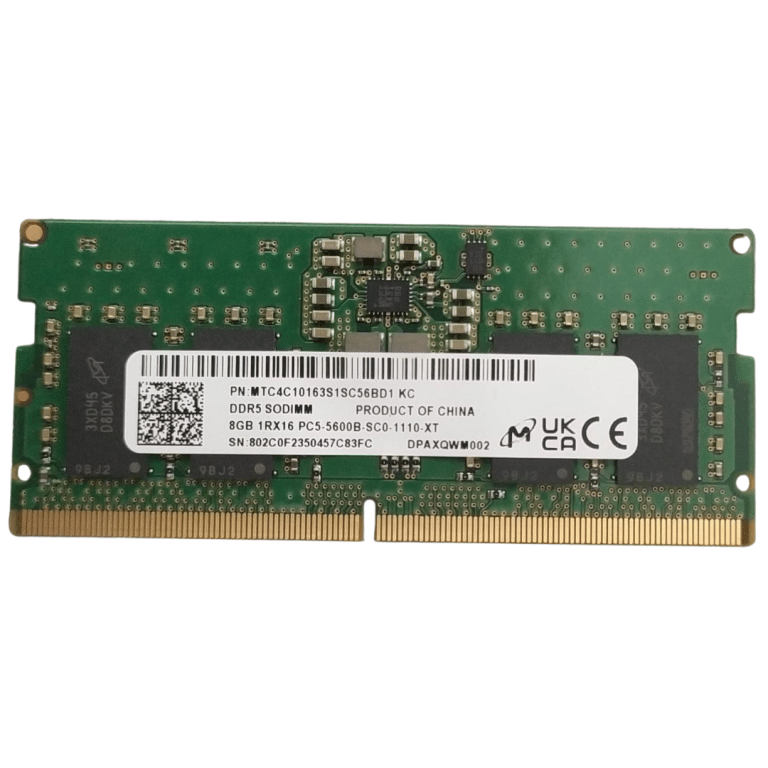 Memoria Ram Ddr5 So-dimm 8gb Pc5600 Mt Laptop 5600mt/s - Mtc4c10163s1sc56bd1