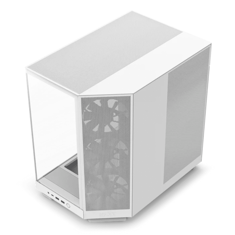 NZXT NZXT CS CC-H61FW-01 H6 Flow ATX Mid-Tower SGCC Steel Tempered Glass White RTL CS 278828 CC-H61FW-01