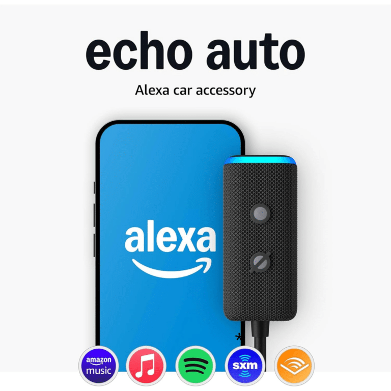 Parlante Amazon/echo Auto Negro /alexa /acc. Manos Libres /840268956189 - B09X27YPS1