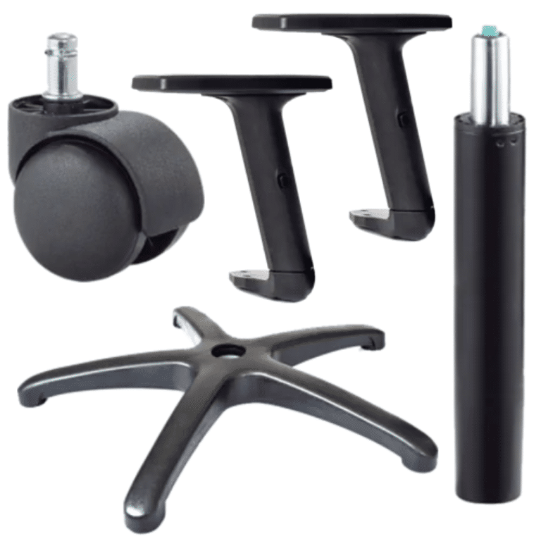 Piezas De Repuesto Silla Infinytek Ch-25 (set De Llantas, Gas Lift, T Bars, Trays)