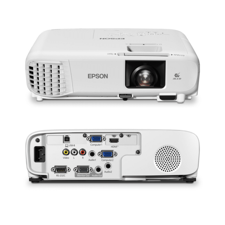 Proyector Epson Powerlite E24 *3 600 Lumenes* Xga 3lcd 4:3 Pantalla 30" Hasta 350" (respaldo Del Fabricante 1 AÑo En Lampara 90 DÍas) - V11hb5102