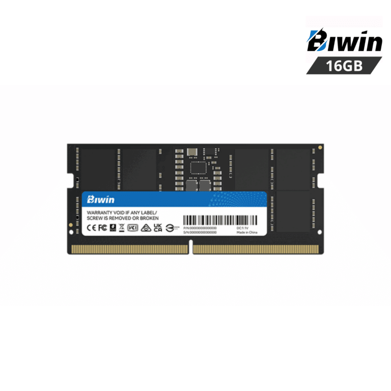 Ram Biwin Technology Mainstream Rs200 Ddr5 Sodimm 16gb 4800mts 1rx8 Cl40 - 887184020860 - BD5SD16G48C40