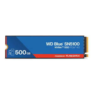 WD Blue SN5100 500GB Nvme SSD - M.2 2280, Pcie Gen 4.0, Internal Solid State Drive - Read Speeds Up To 6,600MB/s, Upgrade Storage For Pc/laptops - WDS500G5B0E - SSD - WDS500T5BE - WD - 718037906287 - WDS500G5B0E