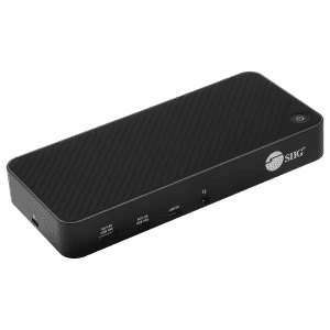 SIIG SIIG AC JU-DK0P11-S1 Triple Hybrid 4K Video Docking Station with PD Charging AC 260902 JU-DK0P11-S1