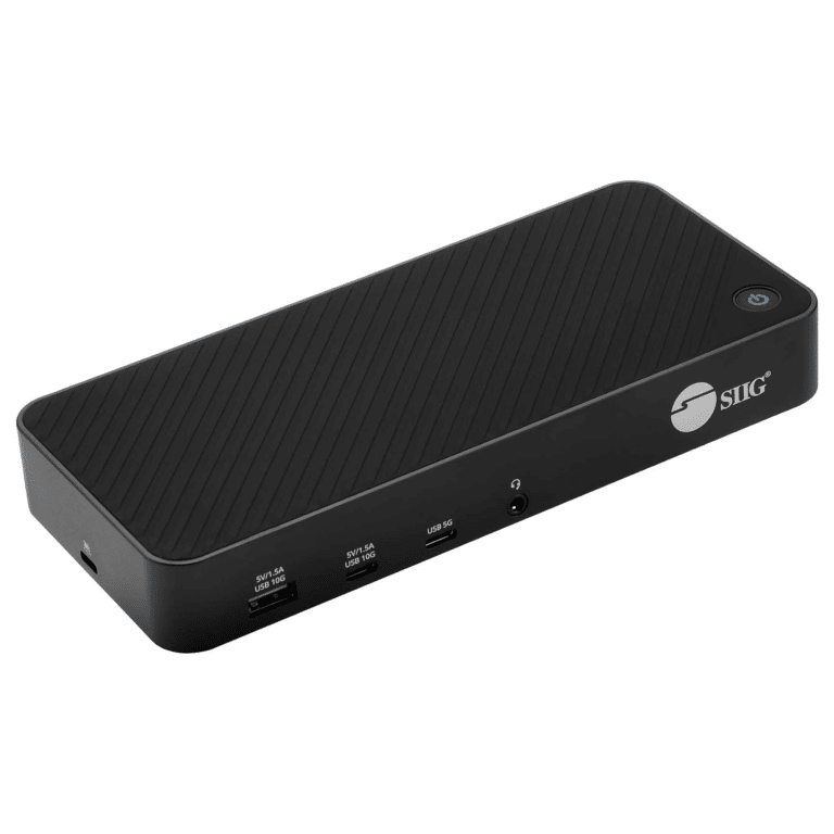 SIIG SIIG AC JU-DK0P11-S1 Triple Hybrid 4K Video Docking Station with PD Charging AC 260902 JU-DK0P11-S1