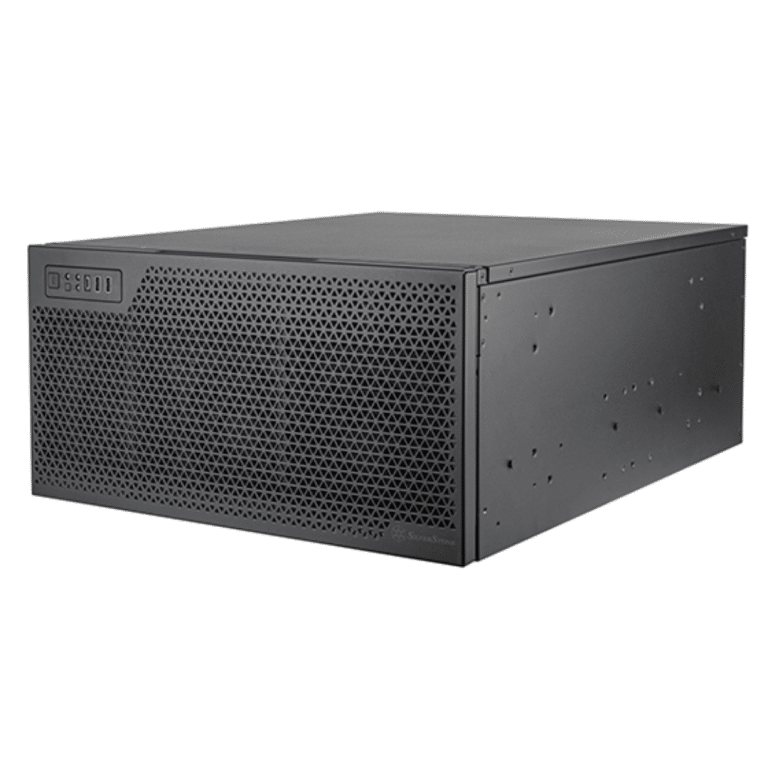 Silverstone 5U Rackmount Server Chassis With Dual 360mm Liquid Cooling Compatibility - CS - CA-RM52 - SILVERSTON - 844761023836 - SST-RM52