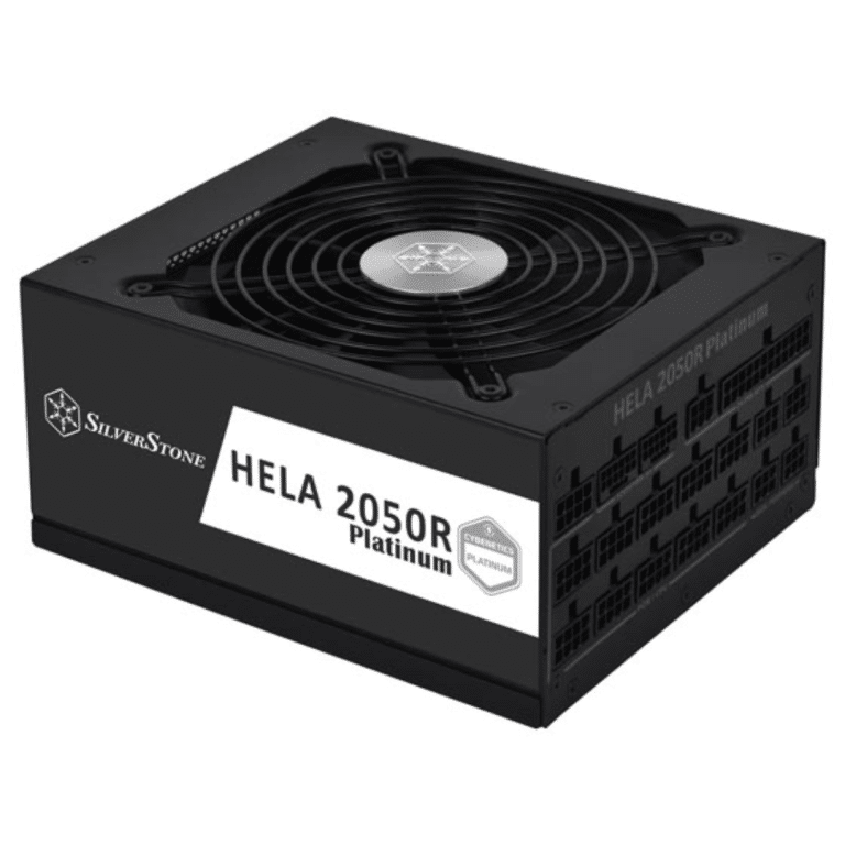 Silverstone HELA 2050R Platinum SST-HA2050R-PM Cybenetics Platinum 2050W ATX 3.0 & Pcie 5.0 Fully Modular ATX Power Supply - PS - PS-HA2050R - SILVERSTON - 844761025540 - SST-HA2050R-PM