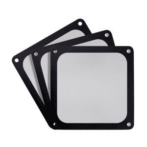 Silverstone SST-FF143B-3PK 140mm Ultra Fine Fan Filter With Magnet Cooling, Compatible With Most 140mm Fans Or Vents - FAN - FAN-F143B3 - SILVERSTON - 844761019204 - SST-FF143B-3PK