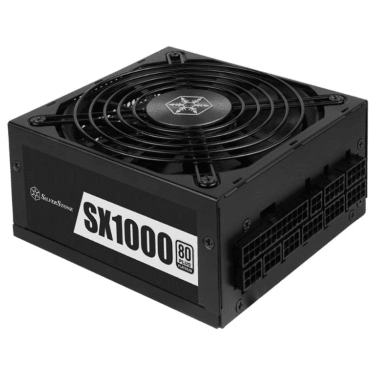 Silverstone SX1000 Platinum 80 PLUS Platinum 1000W Fully Modular SFX-L Power Supply - PS - PS-SX1000P - SILVERSTON - 844761022839 - SST-SX1000-LPT