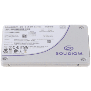 Solidigm Solidigm SSD SSDSC2KB960GZ1Z D3-S4520 960GB 2.5 SATA 6Gb s 3D4 TLC Bare SD 287758 SSDSC2KB960GZ1Z