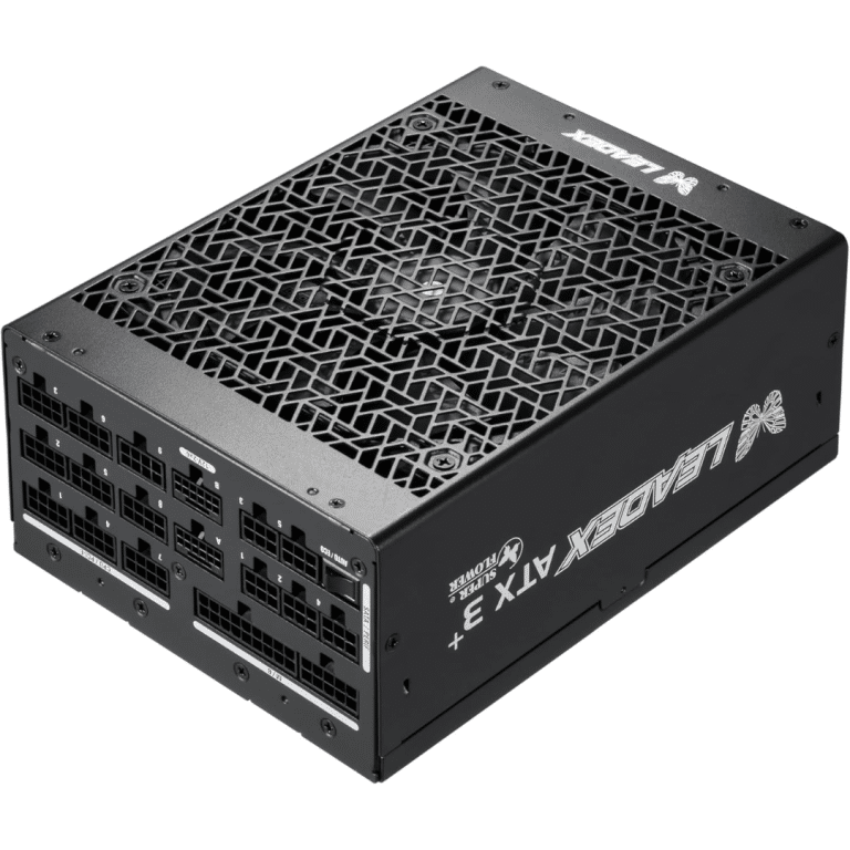 Super Flower Leadex Titanium 1700W ATX 3.1, Cybenetics Titanium, Native 12V-2x6, ECO Fanless & Silent Mode, Fully Modular, Dual Ball Bearing Fan, Black, SF-1700F14HT | SKU PS-SF1700 - PS - PS-SF1700 - SUPERFLOWE - SF-1700F14HT