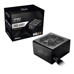 ASRock Inc. ASRock PS PRO-650G 650W ATX3.1 80+Gold Retail PS 302905 PRO-650G