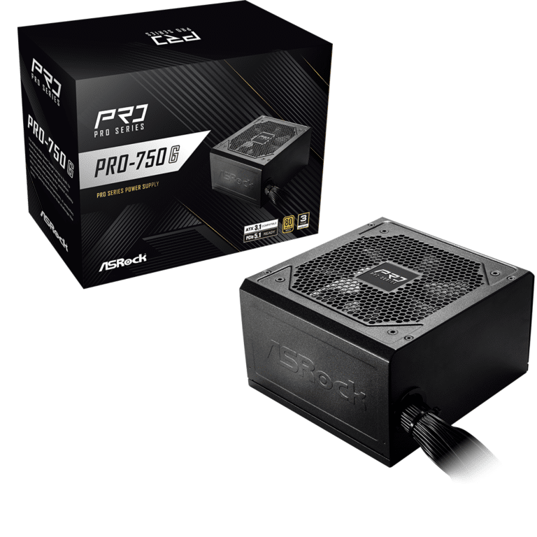 ASRock Inc. ASRock PS PRO-750G 750W ATX3.1 80+Gold Retail PS 302904 PRO-750G