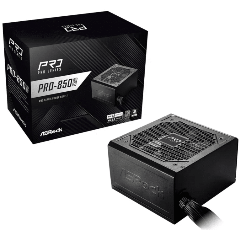 ASRock Inc. ASRock PS PRO-850G 850W ATX3.1 80+Gold Retail PS 302903 PRO-850G
