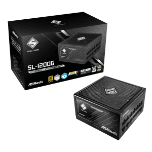 ASRock Inc. ASRock PS SL-1200G 1200W ATX3.1 80+Gold Full Modular Retail PS 298874 SL-1200G