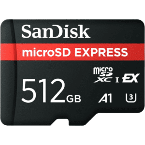 SanDisk 512GB SanDisk MicroSD™ Express  - SDSQXFN-512G-GN4NN