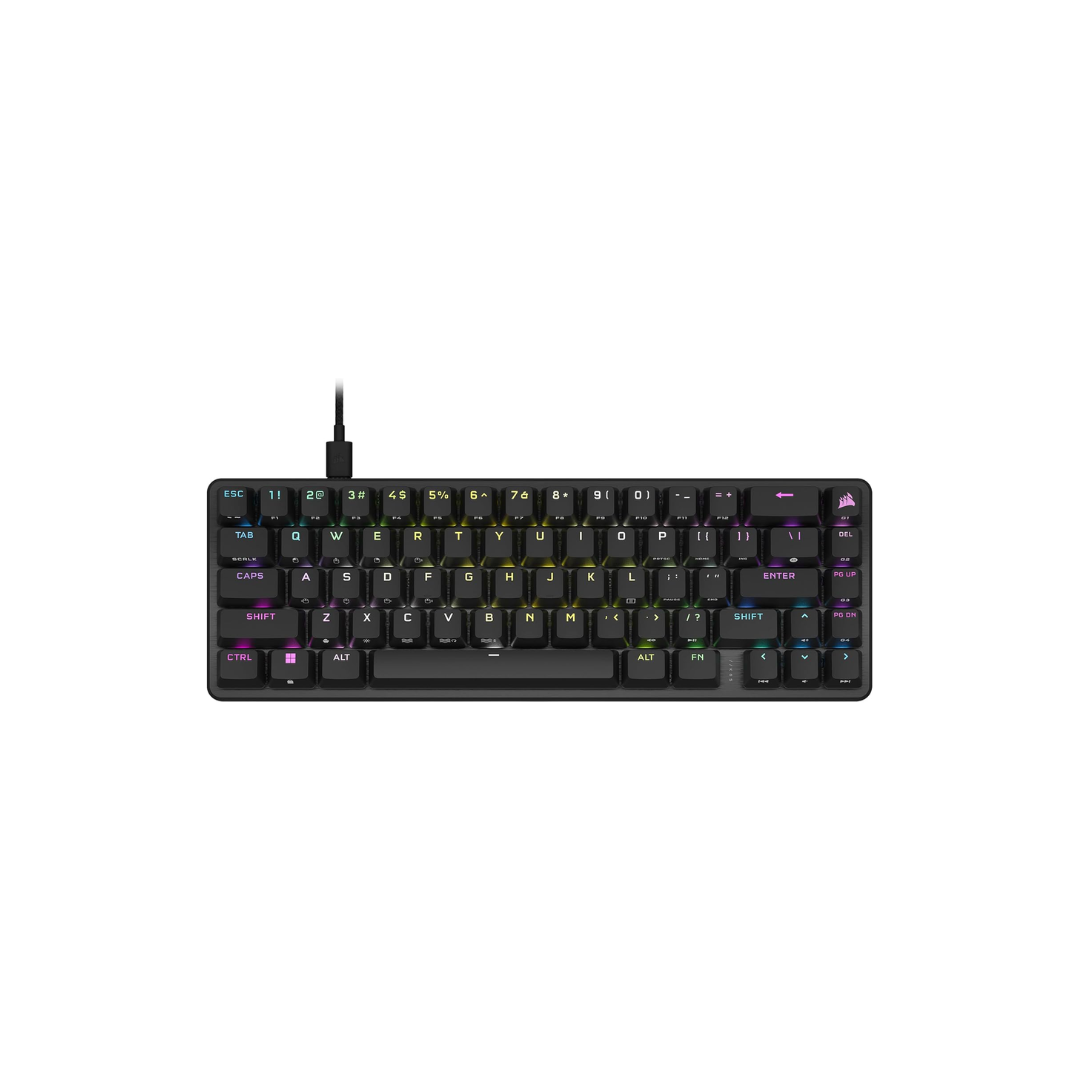 Teclado Corsair K65 Pro Mini Rgb Mecanico Gaming Wired Usb3.0 Black - Teclados - CH-91A401A-NA (1)