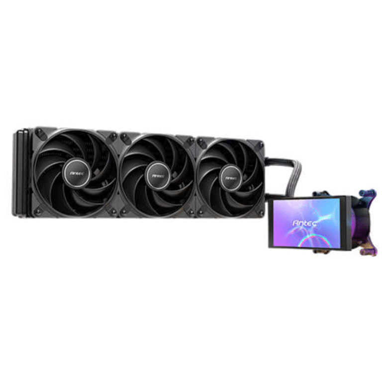 Antec VORTEX VIEW 360 ARGB Liquid CPU Cooler With Rotatable LCD Display, Support Intel LGA115X / 1200 / 1700 / 1851 AMD AM4 / AM5 - FAN - FAN-VV360 - ANTEC - 761345400640 - VORTEX VIEW 360