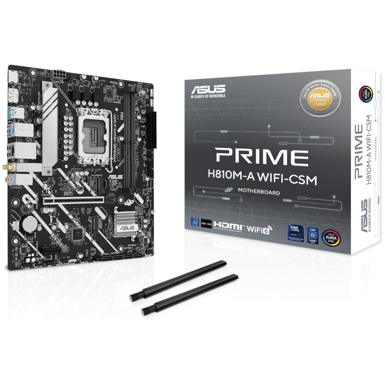 ASUS TeK ASUS MB PRIME H810M-A-CSM H810 LGA1851 max.96GB DDR5 micro-ATX Retail MB 293327 PRIME H810M-A-CSM