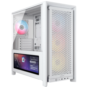 Case Corsair Atx 4000d Pantalla Tactil Xeneon 14.5 Tempered Glas  Mid-tower Case N-ps 4ven-rgb White - Chasis - CC-9011327-WW