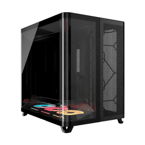 Case Corsair Atx Triple Camara Air 5400 Lx-r Rgb Icue Link Tempered 2usb3.2 Hd-audio Mid-tower Black - Chasis - CC-9011320-WW