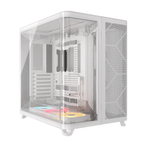 Case Corsair Atx Triple Camara Argb Air 5400 Tempered Glass 2usb3.2 Hd-audio Mid-tower White - Chasis - CC-9011319-WW