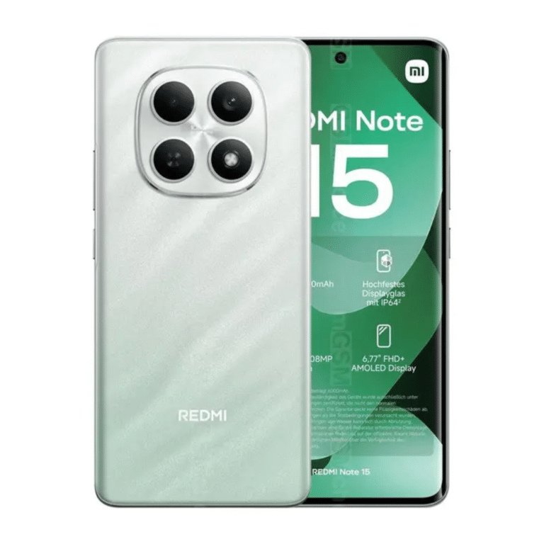Celular Xiaomi//redmi Note 15 8gb Ram/256 Alm/6.77 Pul/108mp Trasera/20mp Front/forest Green - 6932554483111 - FG10DRA23L