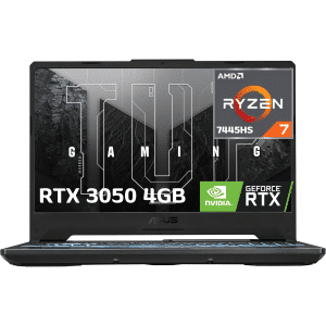 Laptop Asus Tuf A15 Amd Ryzen 7 7445hs (7th) (equivalente A 13va En Intel) Ram 16gb Ddr5 Ssd 512gb 15.6" Fhd 144hz *nvidia Geforce Rtx 3050 4gb* Teclado Iluminado *aura Rgb Sync* Black (incluye Mochila Asus) (garantia 2 AÑos Nacional) - Fa506ncg-hn194