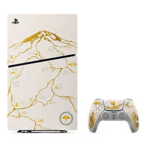 Sony Playstation 5 Console Ghost Of Yōtei Gold Limited Edition Bundle : Game + Special Remote Included, Cfi-2015a Az7x - New Factory Sealed - Balance of Manufacturer Warranty - 1000048420