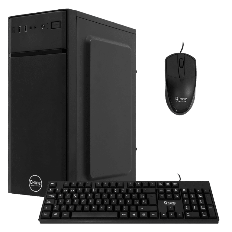 Cpu Desktop Computador De Escritorio Qone C6016 Intel Core I5 14400 (14va) Asus H610mf Ram 16gb Ssd 1tb 2.5"  (incluye Teclado Y Mouse Usb) Ensamblado Y Configurado