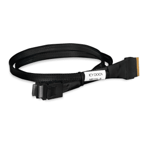 Cremax (ICY DOCK) ICY DOCK Cable MB206L-B SlimSAS 8i SFF-8654 t 2xOCuLink 4i SFF-8611 Cable 0.5M CB 268089 MB206L-B