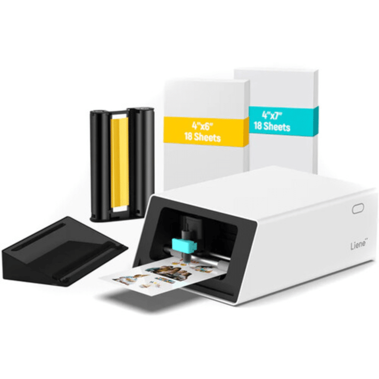 Liene Liene PR DHP700W#US1 PixCut S1 Photo Sticker Printer and Cutter White Retail PR 299502 DHP700W#US1