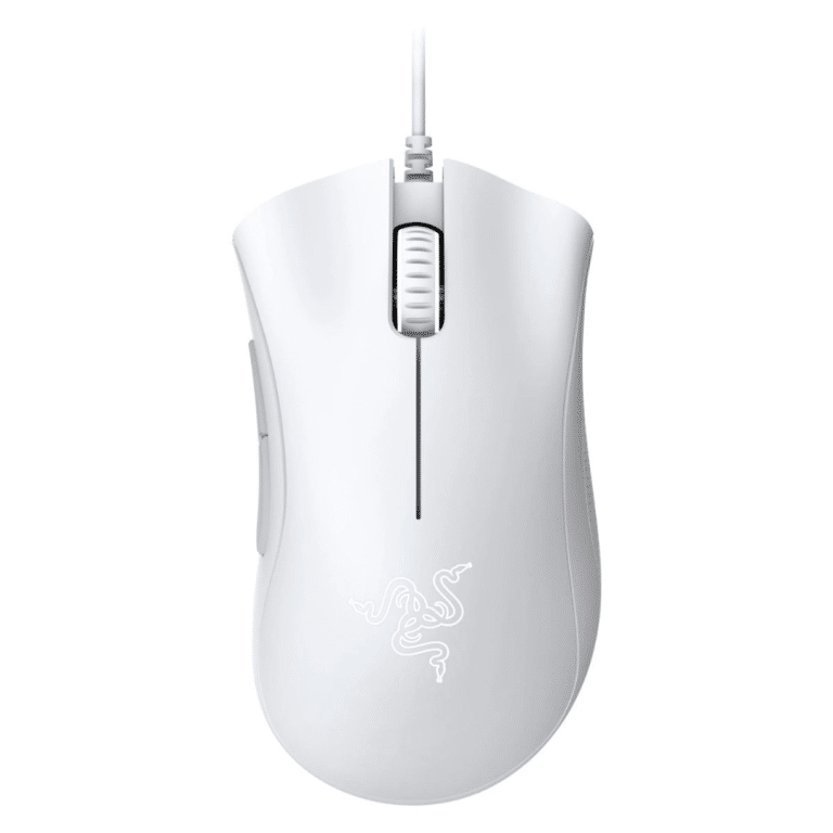 Razer Deathadder Essential White Edition - Ergonomic Wired Gaming Mouse - New Factory Sealed - 1 Year Manufacturer Warranty - RZ01-03850200-R3M1