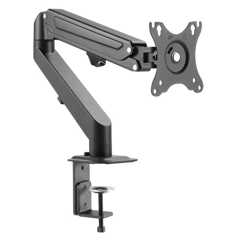 Base Siig Siig Ac Ce-mt3311-s1 Single Gas Spring C-clamp Desk Mount 27 Brown Box Ac 243897 Ce-mt3311-s1