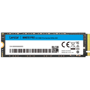 Lexar NM610 PRO LNM610P500G-HNNNU 500GB M.2 2280 Pcie Gen3x4 Nvme Internal Solid State Drive, Up To 3300/1700 Mb/s Read/write, Compatible With PC And Laptop, Bulk | SKU NM610500GB - SSD - NM610500GB - LEXAR - LNM610P500G-HNNNU