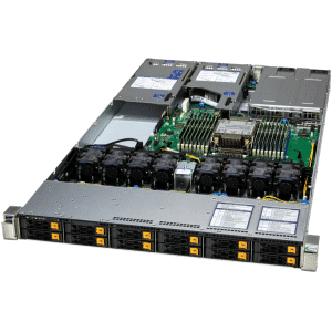 Supermicro Hyper Superserver SYS-112H-TN-02-G2 1U UP Supporting Up To 12 Hot-swap 2.5" Nvme/sas/sata Bays And Up To 3 Pcie 5.0 + 1 Pcie 5.0 AIOM Slots Gold Series Version With Pre-configured Components - SER - G2-112HTN2 - SUPERMICRO - SYS-112H-TN-02-G2