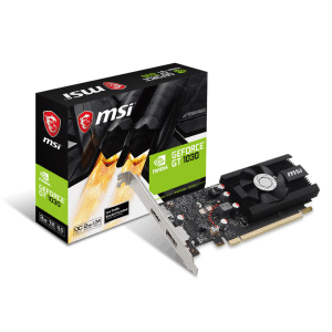 Tarjeta De Video Msi Nvidia Geforce Gt 1030 Graphic Card 4 Gb Ddr4 Sdram Low Profile1.43 Ghz Boost Clock - 64 Bit Bus Width - Pci Express 3.0 X16 - Displayport - 1 X Displayport - Hdmi - Graphic Card - 800y - A300-hj6145 - Hj6145 - 0824142327654 - G103044pc
