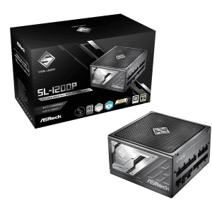 ASRock Inc. ASRock PS SL-1200P 1200W ATX3.1 80+PLATINUM Fully Modular 135mm Fan Retail PS 305679 SL-1200P