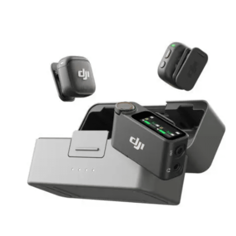 DJI - Mic 3 (2 TX + 1 RX + Charging - Audio y Video - Micrófonos - 6937224116344