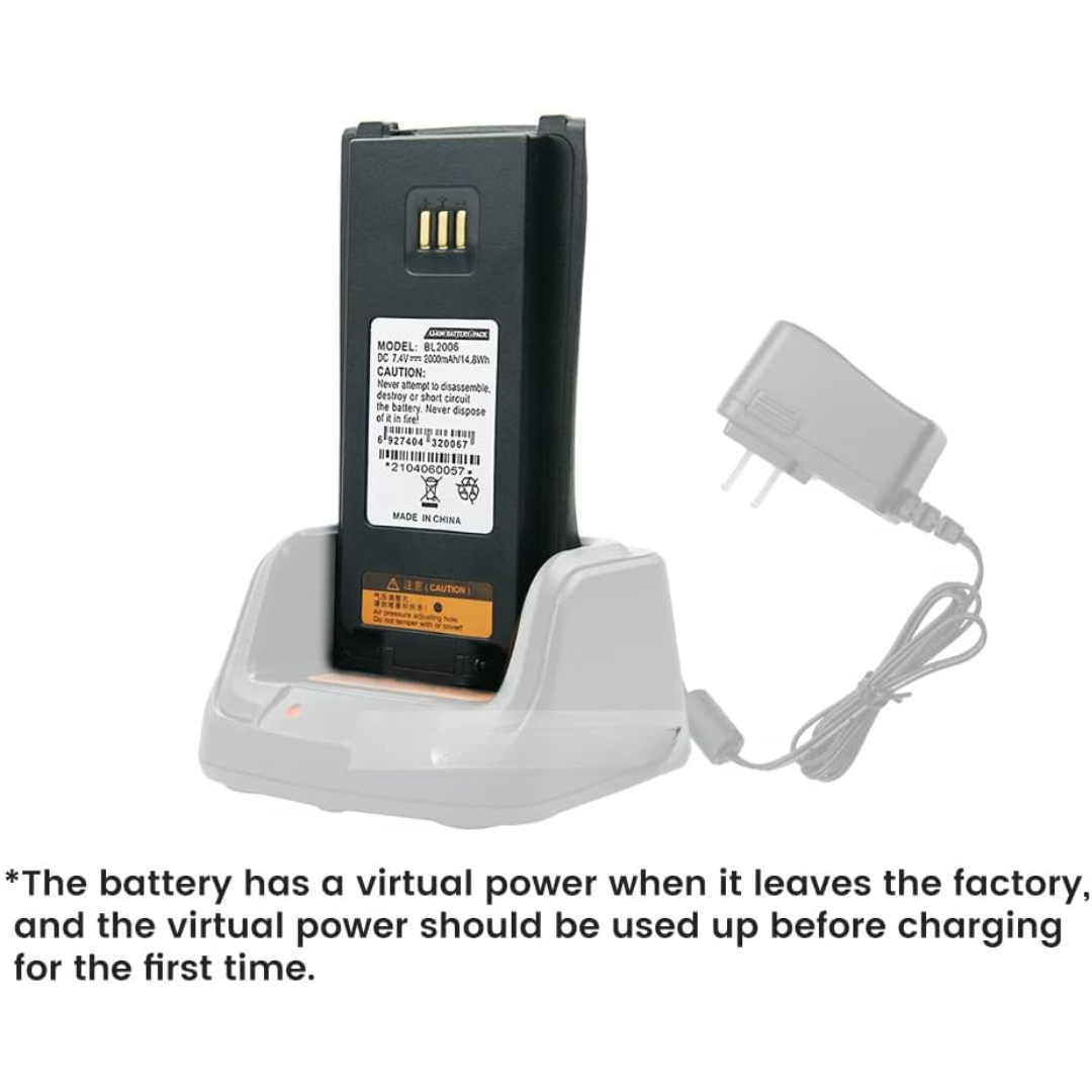 GENERICO - BATERIA DE LITIO PARA RADIO HY-PD7XX 2000 MAH - All - 4213 - HY-BL2008 (4)