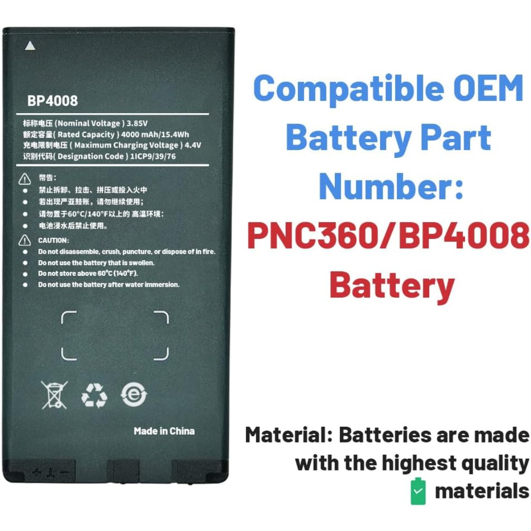 GENERICO - BATERIA DE LITIO PARA RADIO HY-PNC360S - All - 3288 - HY-BP4008 (4)