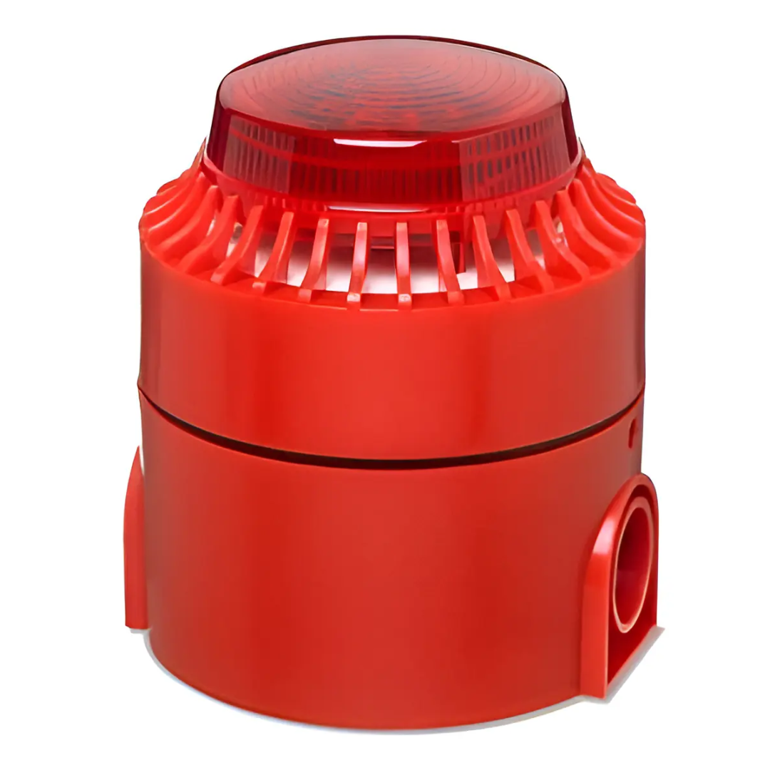 GENERICO - SIRENA INTERIOR CON FLASH 24V - All - 545 - CF-SIR24BL (1)
