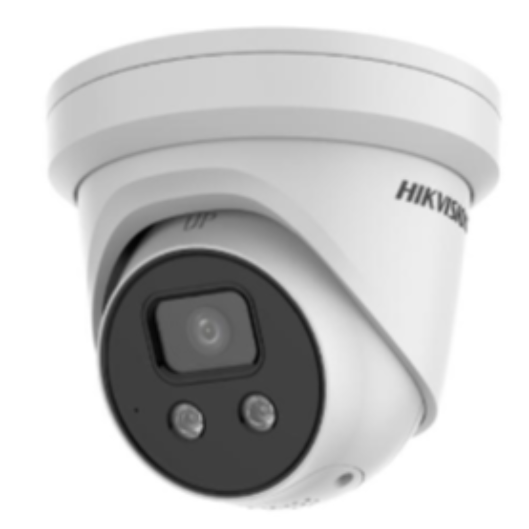 HIKVISION - CAMARA IP TURRET 4MP L 28MM ACUSENSE CON MICROFONO - All - 3438 - DS-2CD2346G2-IU (1)