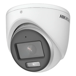 HIKVISION - DOMO SELLADO HD-TVI 5MP IR 10-20M CON AUDIO Y LUZ HIBRIDA COLOR VU - All - 3842 - DS-2CE70KF0T-LPFS