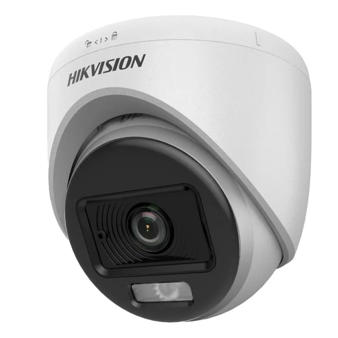 HIKVISION - DOMO SELLADO PLASTICO HD-TVI 1080P IR 10-20M CON AUDIO Y LUZ HIBRIDA COLOR VU - All (3)