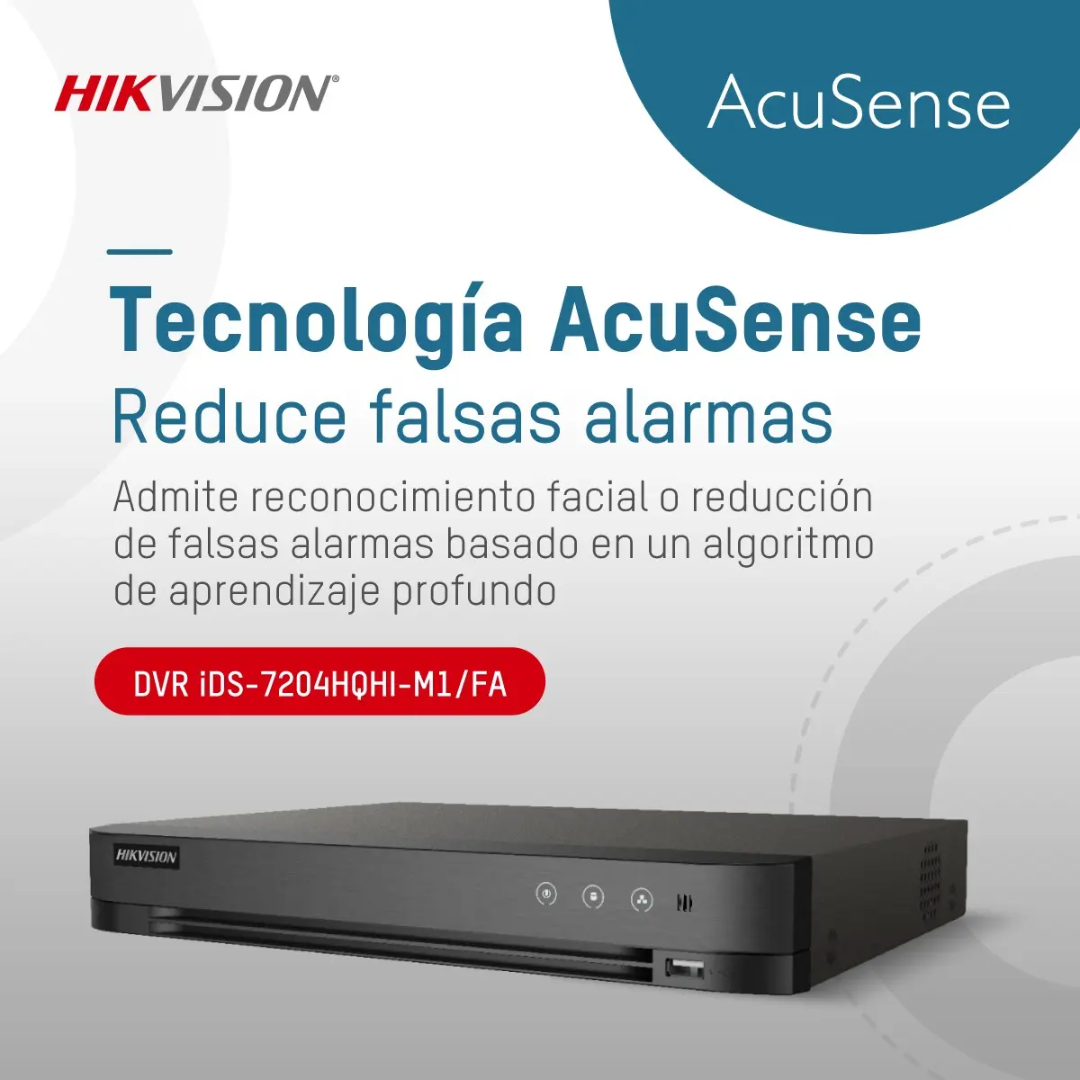 HIKVISION - GRABADOR DIGITAL 4CH HD-TVI 1HDD 1080P ACUSENSE CON AUDIO - All - 3804 - DS-IDS-7204HQHI-M1XT (3)