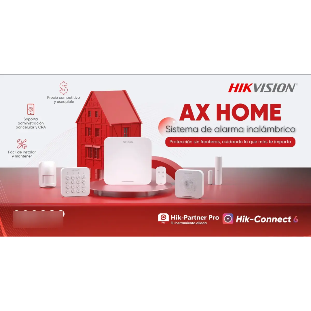 HIKVISION - KIT CENTRAL DE ALARMA INALAMBRICA 16 ZONAS WIFI LINEA AXHOME - All - 3847 - DS-PA201P-KIT-16WB (3)